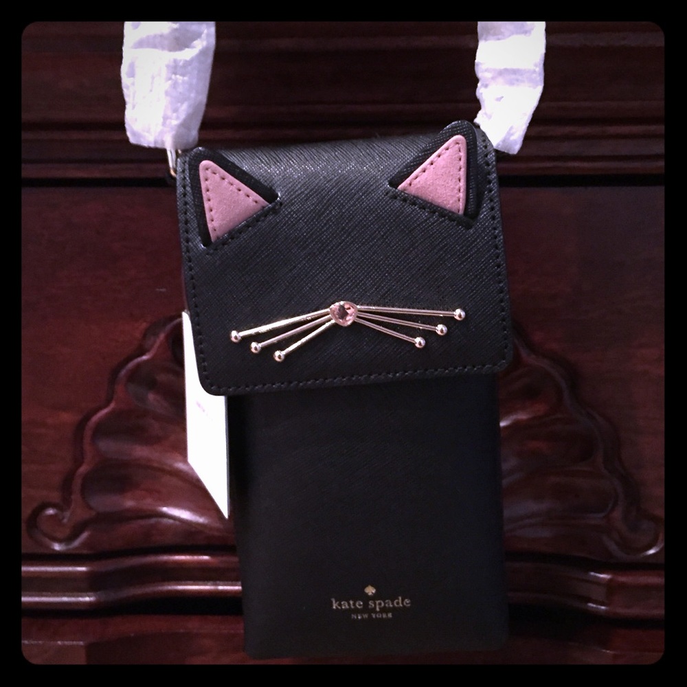 Bnwt Kate Spade North South Cat Meow crossbody